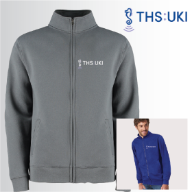 (image for) Unisex Full Zip Collared Sweat Shirt (UC512)