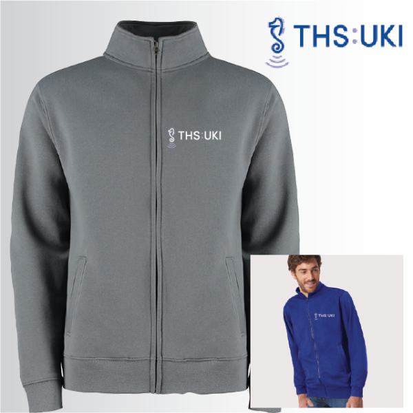 (image for) Unisex Full Zip Collared Sweat Shirt (UC512)