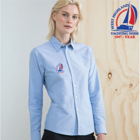 (image for) Delux Oxford Shirt, Ladies Long Sleeve (HB511)