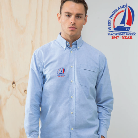 (image for) Delux Oxford Shirt, Mens Long Sleeve (HB510)