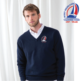 (image for) Mens 12 Gauge V-neck Jumper (HB720)