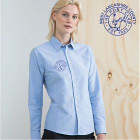 (image for) Delux Oxford Shirt, Ladies Long Sleeve (HB511)