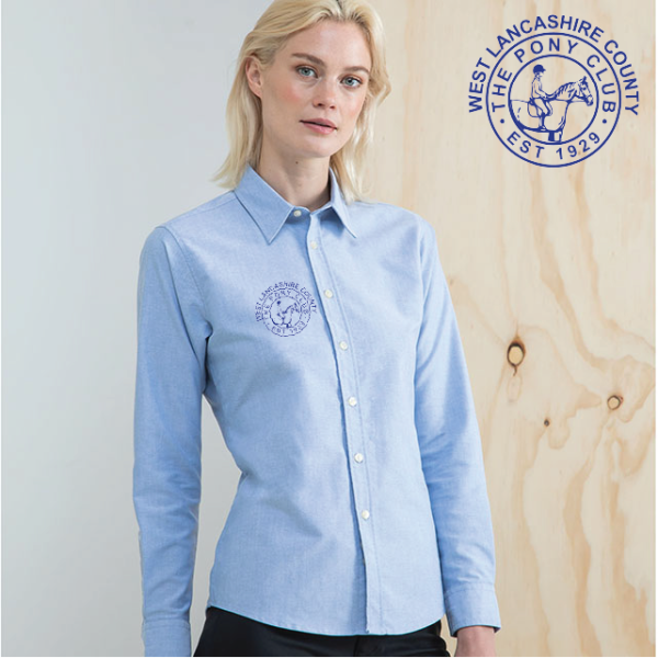 (image for) Delux Oxford Shirt, Ladies Long Sleeve (HB511)
