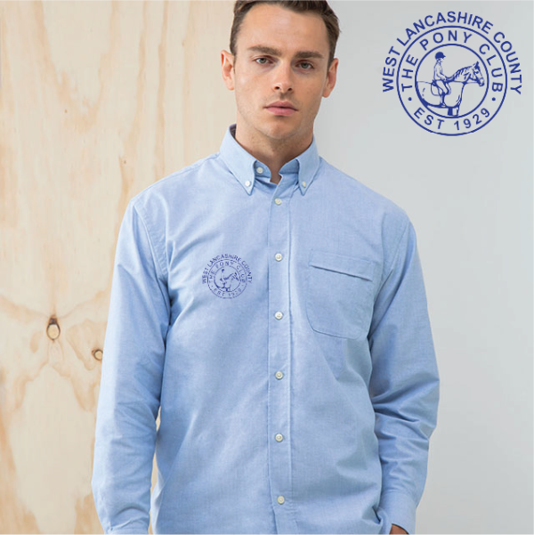 (image for) Delux Oxford Shirt, Mens Long Sleeve (HB510)